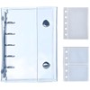 Najika Transparent Seal Binder Girls, Removable, M5, Sticker Notebook, Micro