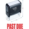 StampExpression 3-Pack – Past Due Self-Inking Office Rubber Stamp, Red