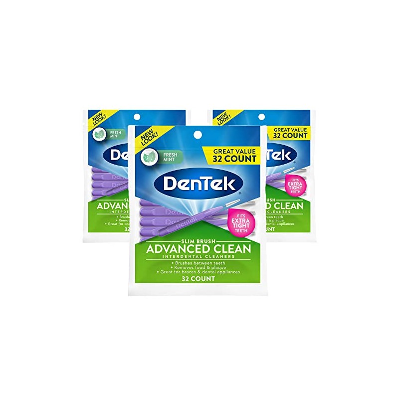 DenTek Slim Brush Interdental Cleaners | Brushes Between Teeth |