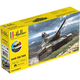 Heller 56899 AMX 30/105 Model Kit, Grey