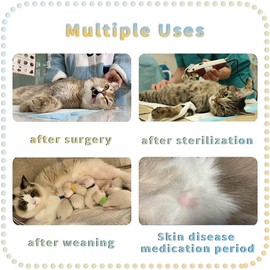 Cat Professional Recovery Suit for Abdominal Wounds or Skin Diseases, E-Collar Alternative for Cats, After Surgery Wear, Pajama Suit