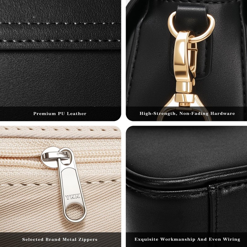 molshine Women's Shoulder Bag PU Leather Shoulder Bag Fashion Messenger