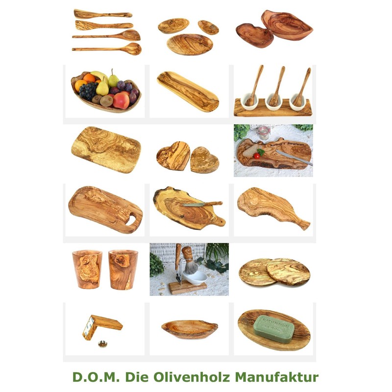 D.O.M. Wood Turning Natural Olive Wood 60 x 60 x