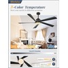 Fanbulous 64 Inch Ceiling Fans with Lights and Remote,Smart Ceiling