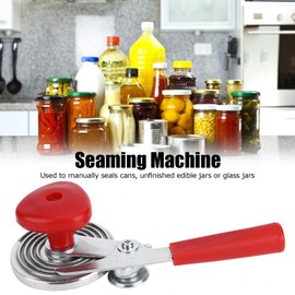 Manual Can Sealer,Seaming Machine Iron Sealing Glass Cans Tool,Beader Press Sealing Glass Hand Tool,For Jars Manual Canning Household Kitchen