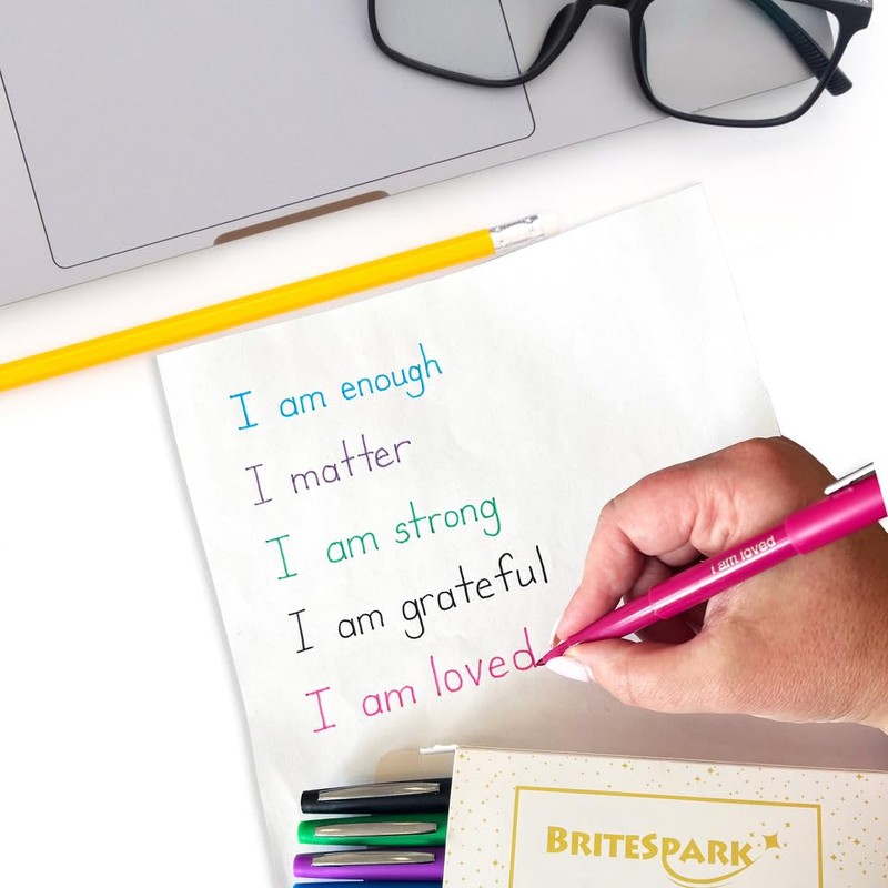 Felt Tip Pens with Positive Affirmations – Perfect for Teachers