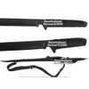 Munetoshi 2pc. Black/Gold/Silver/Rainbow Machete Set Shinobi with Nylon Sheath and