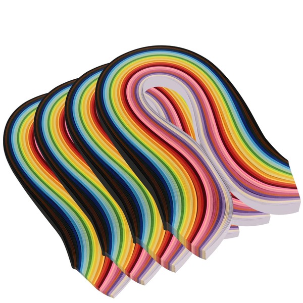 YURROAD Quilling Paper Strips Set for 640 Strips 36 Colors
