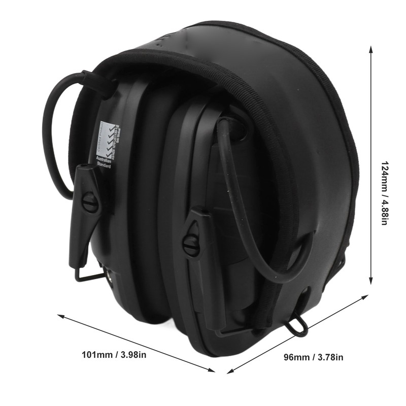 Walker Electronic Earmuffs Noise Cancellation Folding Hearing Protection Adjustable Earmuffs