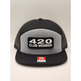 RICHARDSON 168  W/ ( 420 CLUB MEMBER) Embroidery Patch