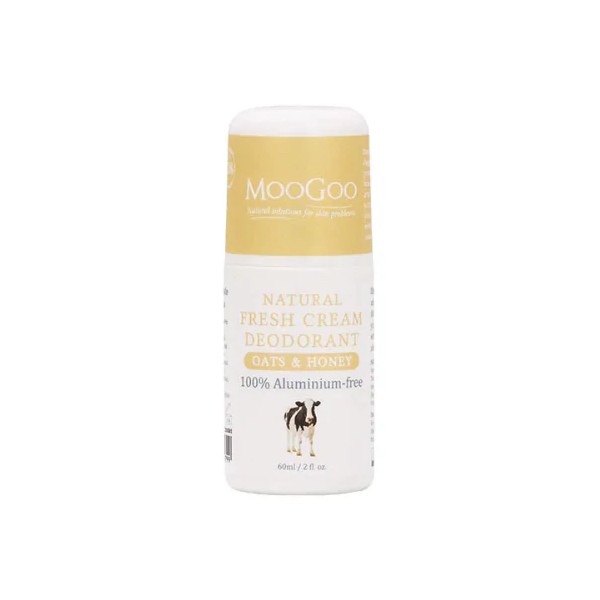 MooGoo Fresh Cream Deodorant 60ml - Oats & Honey
