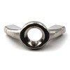 M3(1/8")304 Stainless Steel Butterfly Wing Nut Set,Hand Twist Tighten Hardware