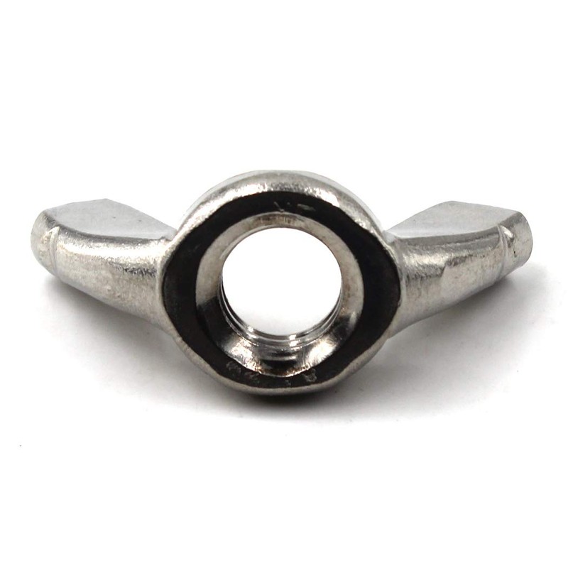 M3(1/8")304 Stainless Steel Butterfly Wing Nut Set,Hand Twist Tighten Hardware