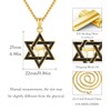 Adnix Star of David Chai Necklace 925 Sterling Silver Star