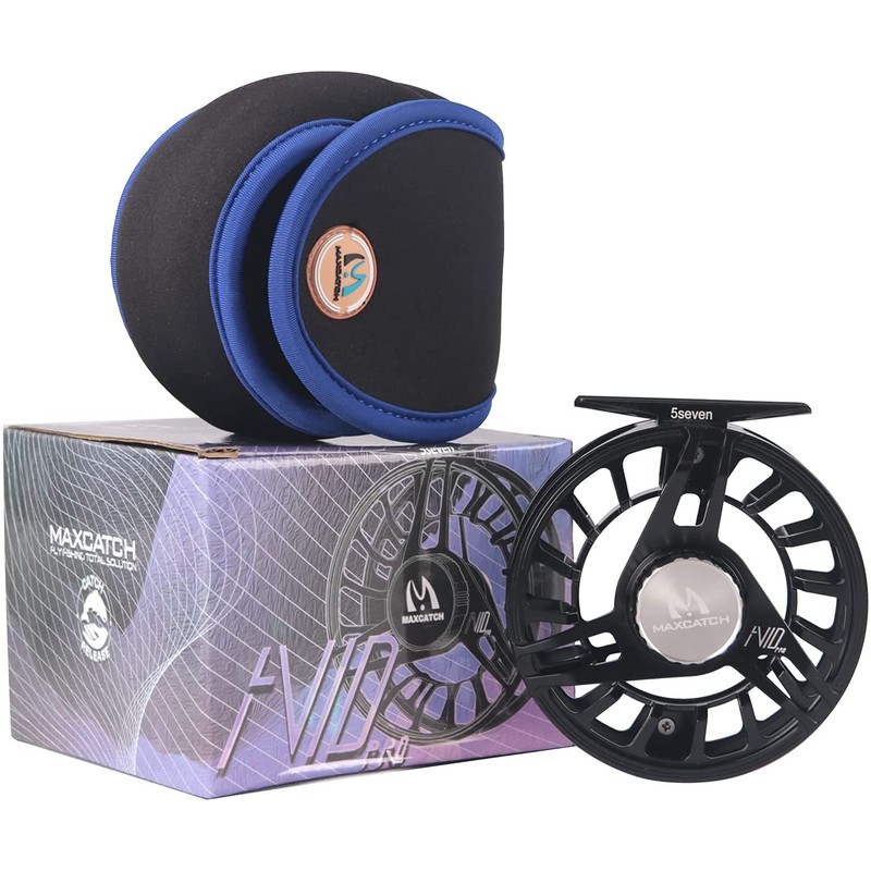 Maxcatch Fly Reel, CNC-machined Aluminum Body Super Large Arbor Design