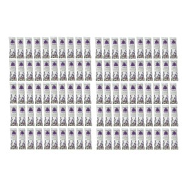 Asheva - 8" x 9" Individually Wrapped Moist Cotton Hot/Cold Refreshment Towel (Lavender, 100 Pack)