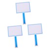 Ciieeo 3pcs Blank Board Bid Auction Classroom Sign Padding Game