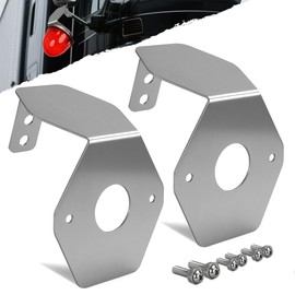 Ronybuy 2PCS Watermelon Light Brackets, 304 Stainless Steel Watermelon Mirror Turn Signal Angled Bracket Holder for 2pcs Watermelon Lights, with Pre-Drilled Holes and Screws - Light Not Included