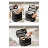 Suitcase Company GPT Mesh Vanity Pouch, 3 Tiers with Handle,