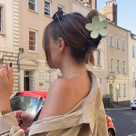 9 PCS Large Flower Hair Clips Cute Flower Clips for Hair Accessories Hair Claw Clips Flower Shaped Hair Clips for Women and Girls 9 Color