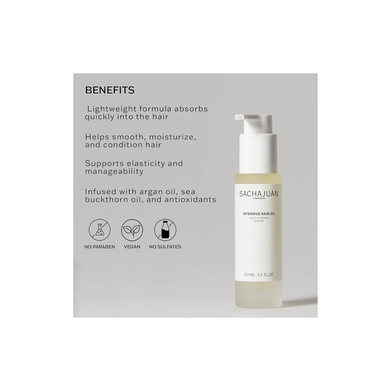 Intensive Hair Oil by Sachajuan for Unisex - 1.7 oz