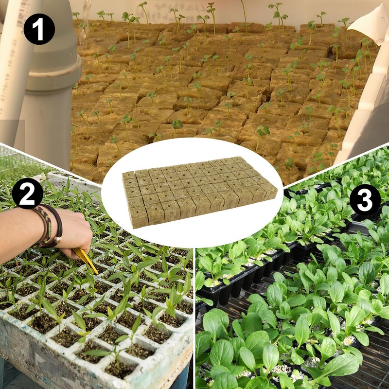 Nuyoah Rock Wool Cultivation Cubes Hydroponics Rockwool Cube Rockwool Cube