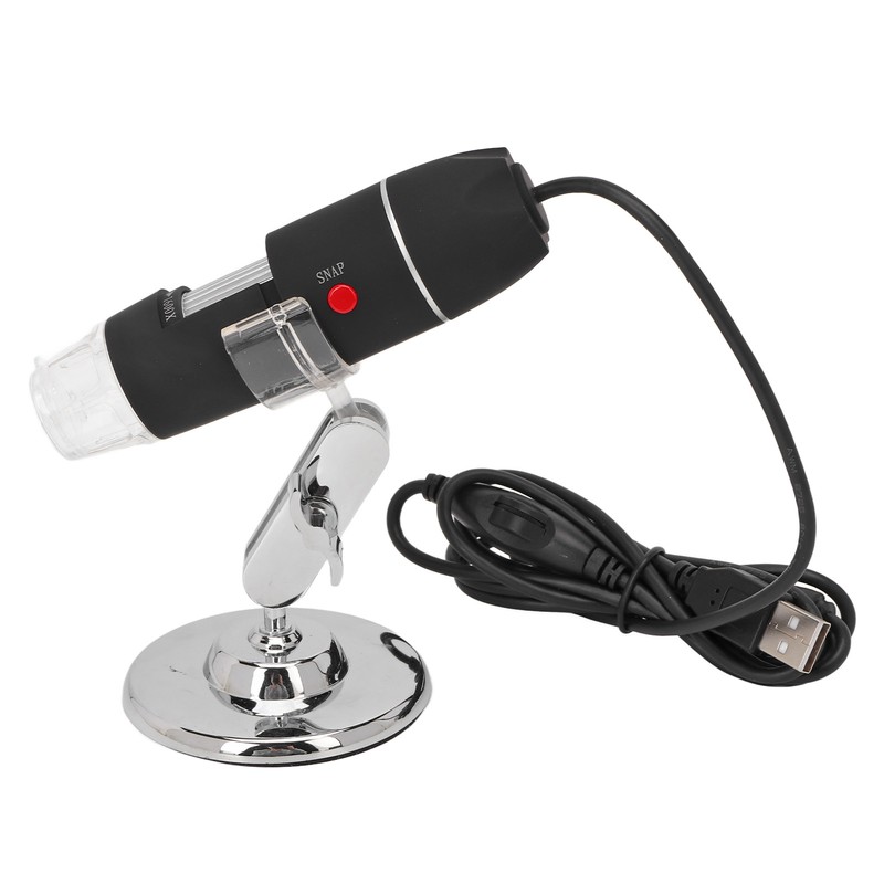 USB Digital Microscope 3 in 1 1600X 8 LEDs Adjustable