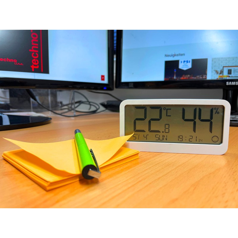 Technoline WS9455 Hygrometer Thermometer Humidity Meter Digital Room Thermometer Temperature