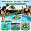 Chriiena Floating Golf Green for Pool, No Drifting Golf Chipping