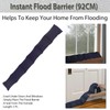 IdeaWorks Instant Flood Barrier Create A Seal Used Under Doors