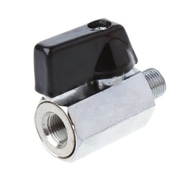fivekim Brass Mini Ball Valve 1/8" Bsp Male To Female Thread Air Compressor Hose Mini Copper Ball Valve