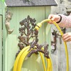 Sungmor Heavy Duty Cast Iron Hose Holder,Garden & Yard Decorative