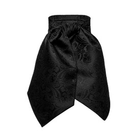 Nothing but Love Ascot Tie Neckerchief Elegant Men's Fashion Business Accessories with Stylish Design, Black (black #2)