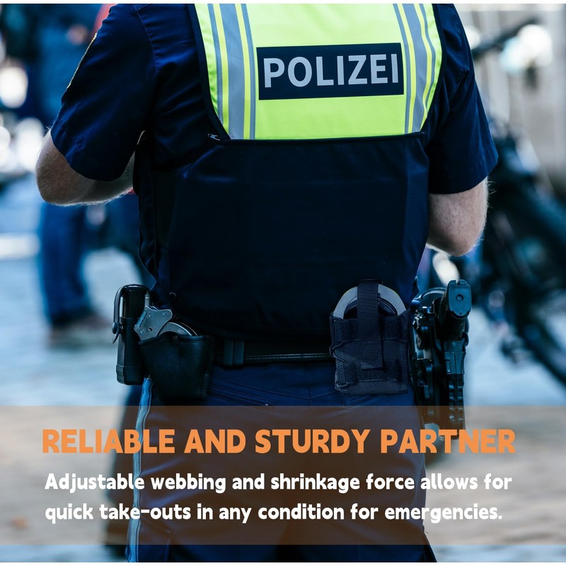 DCSZM Handcuff Pouch for Duty Belt,Molle Handcuff Holster,Handcuff Case Fit