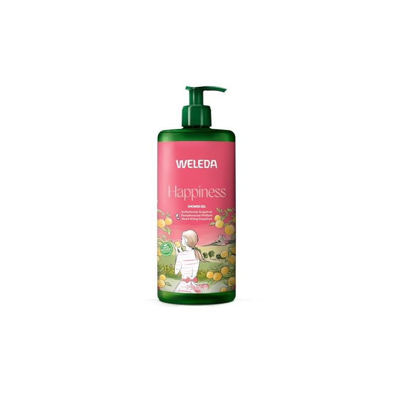 Weleda Happiness Shower Gel with Grapefruit, Lime & Mandarin, 750