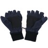 Mens Fleece Mitten Gloves Thermal Convertible Mitten w/Flip Thumb Cold