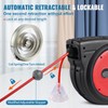 Happybuy Retractable Extension Cord Reel, 65 FT, Heavy Duty 12AWG/3C