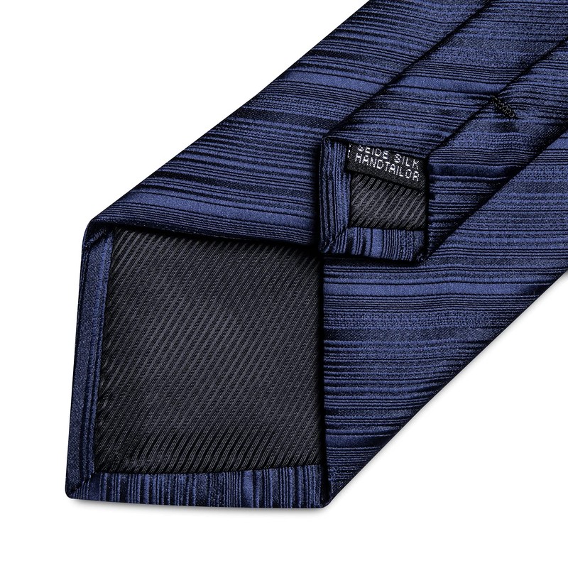 DiBanGu Conjunto de gemelos cuadrados de seda para hombre, corbata