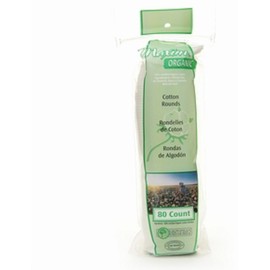 Maxim Hygiene Products Organic Cotton Rounds 80 ea (Pack of 4)