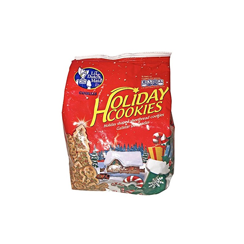 Lil Dutch Maid Holiday Shaped Shortbread Cookies! Santa! Gingerbread Men!