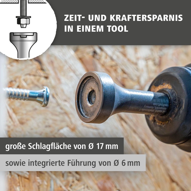 wolfcraft SDS-plus 4064000 Universal Impact Tool for Hammer Drills