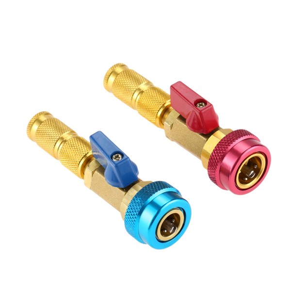 Aupoko R134A R12 Valve Core Quick Remover Installer Kit, Adjustable