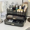 Decorcode Makeup Organizer for Vanity, Large Desk Organizer with Stackable