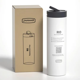Purewell® K8680 RO Water Purifier System，Replacement RO Filter Cartridge，5-Stage Portable Water Filtration,Survival Gear Purification for Drinking，Team Camping，Travel，Home