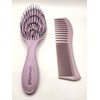 Keranique Anti-breakage Hair Brush & Detangling Comb Set **NEW**