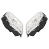 HECASA Pair Headlights Compatible with 2008-2012 Jeep Liberty Replacement for