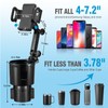 SCRWVESS Cup Holder Phone Mount, 2 in 1 Cup Holder