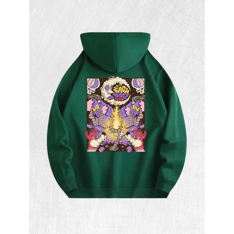 Psychedelic Rock Band Hoodie 100% Cotton US Warehouse 7 ColorsColor: