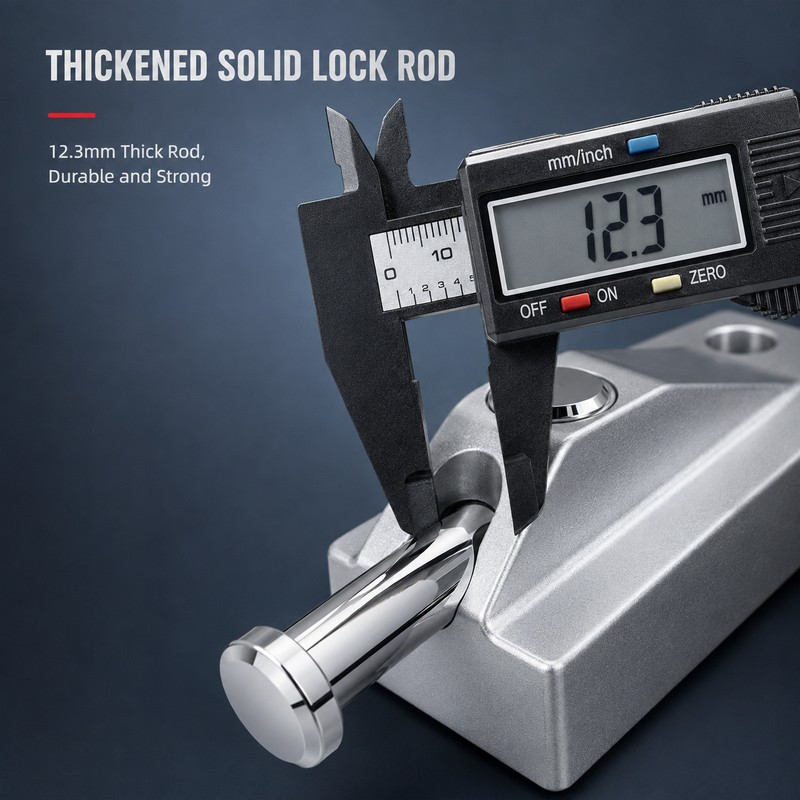 Spring Floor Door Latch Lock for Revolving Doors - Stainless