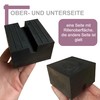 75 x 75 x 50 mm Rubber Pad with V-Groove